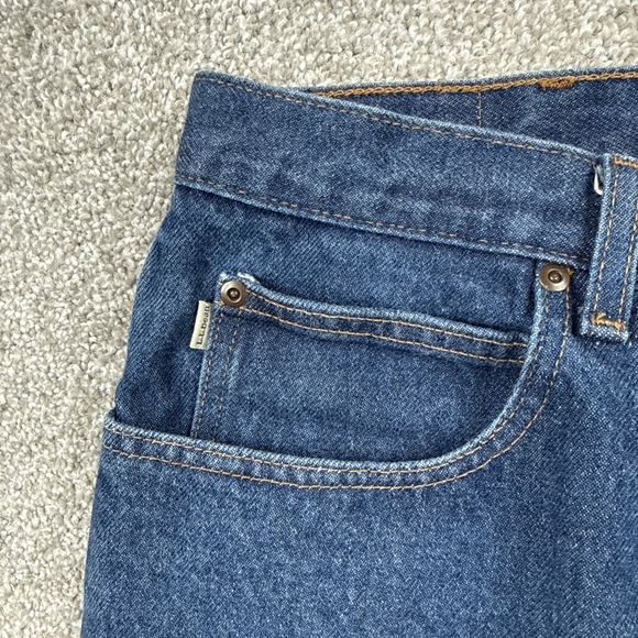 L.L.Bean Jeans Men 36x34 Relaxed Fit Dark Blue Denim Cotton Casual - Picture 9 of 14